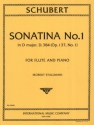 Sonatina No.1 D major for flute and piano