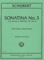 Sonatina No.3 g minor for flute and piano