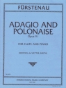 Frstenau, Adagio & Polonaise op.91 for flute and piano