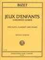 Jeux D'Enfants flte, Klarinette & Klavier Partitur und Stimmen