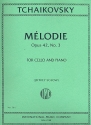 Melodie op.42,3 for cello and piano