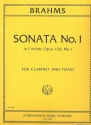 Sonata f minor no.1 op.120,1 for clarinet and piano