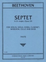 Septet EbMaj op.20 for violin, viola and cello