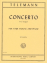 Concerto G Maj for 4 violins and piano