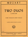 Two duets G Maj & Bb Maj for violin and viola