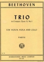 Trio g major op.9/1 for violin, viola and cello