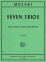 Seven trios for violin, cello and piano