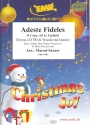 Adeste Fideles for mixed chorus and 5 woodwind instruments (rhythm group ad lib) score and parts (incl. 20 chorus scores)