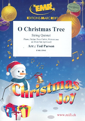 O Christmas Tree for 5 strings (rhythm group ad lib) score and parts