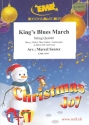 King's Blues March for 5 string instruments (ensemble) (rhythm roup ad lib) score and parts