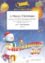 A merry Christmas for mixed chorus and 5 saxophones (rhythm group ad lib) score and parts (incl. 20 chorus scores)