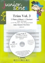 Trios vol.3 (+CD) for 2 flutes (oboe), clarinet and piano