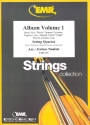 Album vol.1 for string quartet (piano/keyboard/organ/percussion ad lib) score and parts