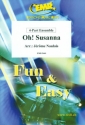 Oh Susanna for 4-part ensemble (piano and rhythm group ad lib) score and parts