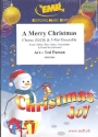 A merry Christmas for mixed chorus and flexible 5-part ensemble (rhythm group ad lib) score and parts (incl. 20 chorus scores)