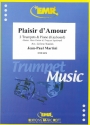 Plaisir d'amour for 3 trumpets and piano (rhythm group ad lib) score and parts