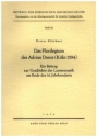 Das Florilegium des Adrian Denss (Kln 1594) Ein Beitrag zur Geschichte der Lautenmusik am Ende des 16. Jahrhunderts