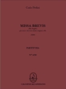 Missa brevis fr 3stg. gem Chor und Orgel Partitur