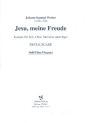 Jesu meine Freude fr Soli, gem Chor, Streicher und Orgel Chorpartitur/Orgelauszug