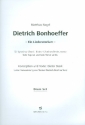 Dietrich Bonhoeffer fr Sprecher, gem Chor und Instrumente (Soli ad lib) Percussion (Drum Set)