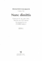 Nunc dimmitis fr gem Chor (SSATB), Streicher und Bc Violine 1