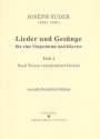 Lieder und Gesnge Band 1 fr Gesang (mittel) und Klavier