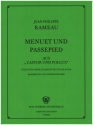 Castor und Pollux: Menuett und Passepied fr Flte (Oboe/Klarinette) und Klavier