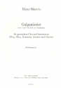 Galgenlieder fr gemischten Chor und Instrumente Instrumentalstimmen