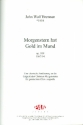 Morgenstern hat Gold im Mund op.109 fr gem Chor a cappella Partitur