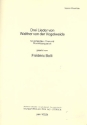 3 Lieder fr gem Chor und 4 Blockflten (SATB) Instrumentalstimmeen