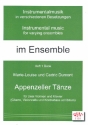 Appenzeller Tnze fr 2 Violinen und Klavier (Gitarre und Violoncello ad lib) Partitur und Stimmen