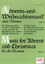 Advents- und Weihnachtsmusik alter Meister Band 1-5 fr 3-5 Blockflten Partituren