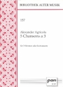 5 Chansons  3 fr 3 Stimmen oder Instrumente 3 Stimmen (Disc/T/B) und/oder Instrumente Partitur (3x)