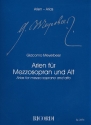 Arien fr Mezzospran/Alt und Klavier