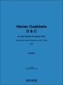 Heiner Goebbels D&C Orchester Partitur A3