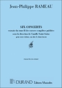 Rameau  6 Concerts En Sextuor Conducteur Chamber music