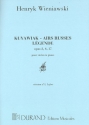 Kuyawiak op.2, Airs russes op.6 et Lgende op.17 pour violon et piano