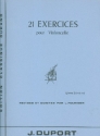 21 Exercices vol 2 (no-14-21) pour violoncelle