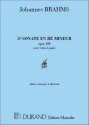 Brahms  Sonate N 3 Op 108 Vl-Piano Violin and Piano