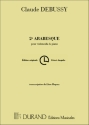 C. Debussy Arabesque N 2 Vlc-Piano (Leon Roques Violoncello O 2 Violoncelli E Pianoforte