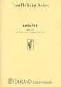 Romance op.27 pour violon, piano (harpe) et orgue partition et parties