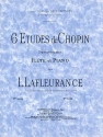 F. Chopin 6 Etudes Vol.2Flute-Piano Flauto