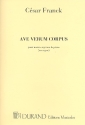 Ave verum corpus pour mezzo-soprano et piano (orgue)