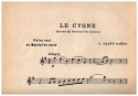 Le cygne pour violon (mandoline)