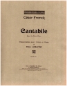 Cantabile pour violon et piano