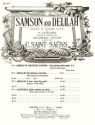 C. Saint-Saens Samson Et Dalila N 6C Ang-Fr Soprano En Fa Vocal and Piano