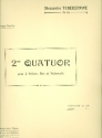 Quatuor no.2 op.40 pour 2 violons, alto et violoncelle parties