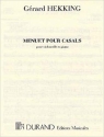 Menuet pour Casals pour violoncelle et piano