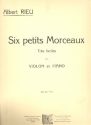 6 petits morceaux trs faciles pour violon et piano