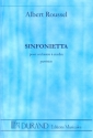 Sinfonietta op.52 pour orchestre a cordes partition miniature